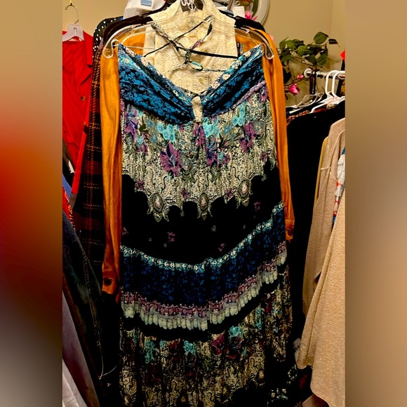 Free People intimates Maxi Medium is Orange and Tan  Small is Blue and Purple - Picture 4 of 6